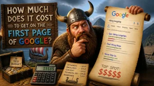 How Much Does It Cost to Get on the First Page of Google?